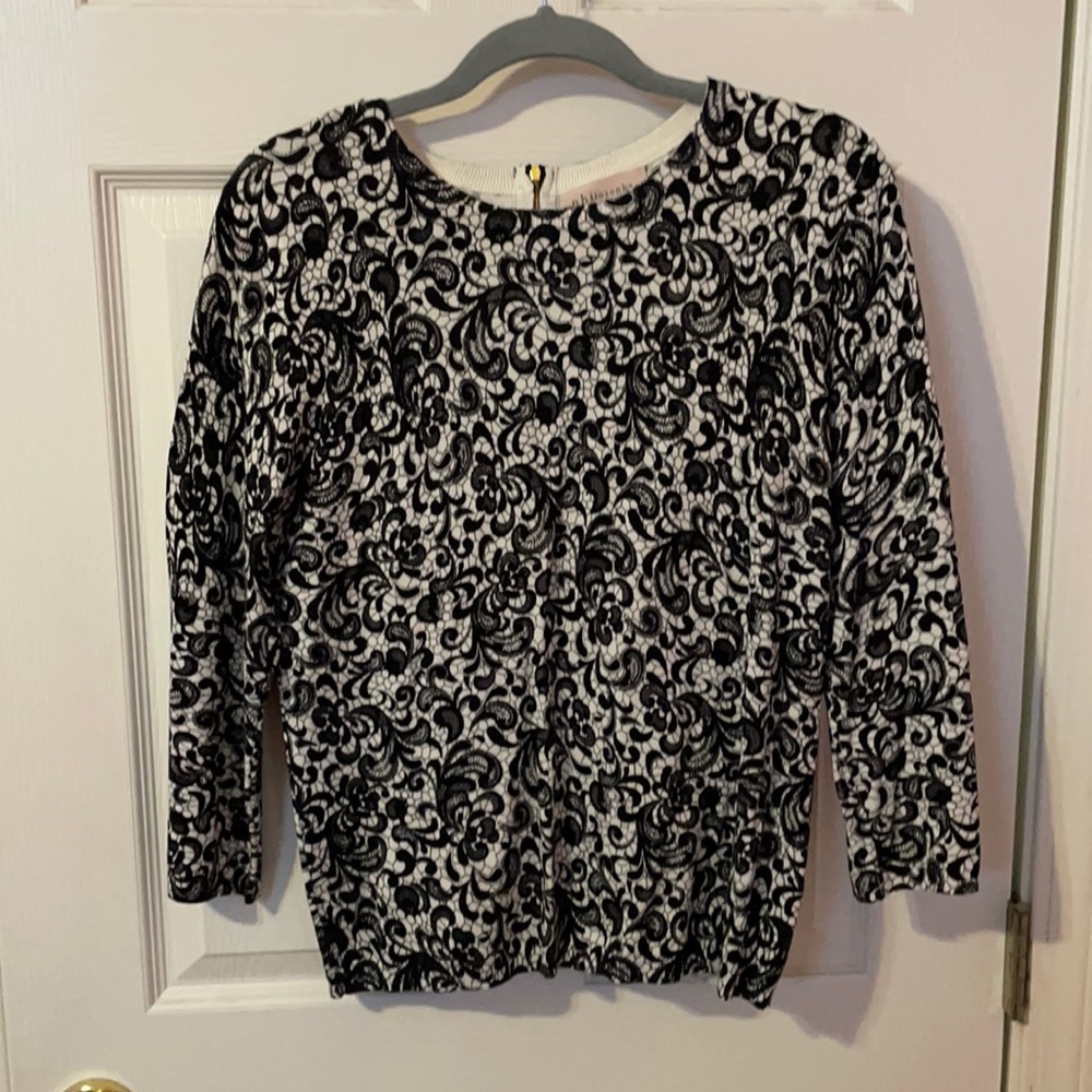 Lace Print Top